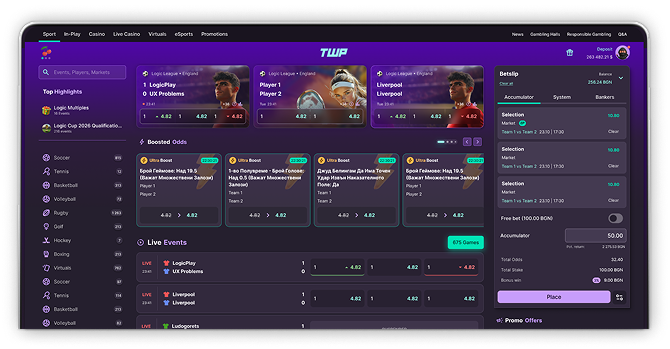 Cool website on a laptop screen